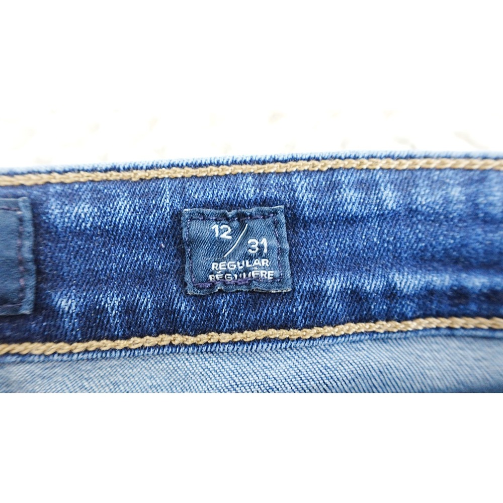 Lucky Brand Jeans Womens 12/31 orta premium Blue Slim Denim Pants Dark Wash Y2K - Picture 5 of 16